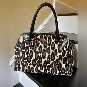 Kate Spade Leopard Print Satchel Bag